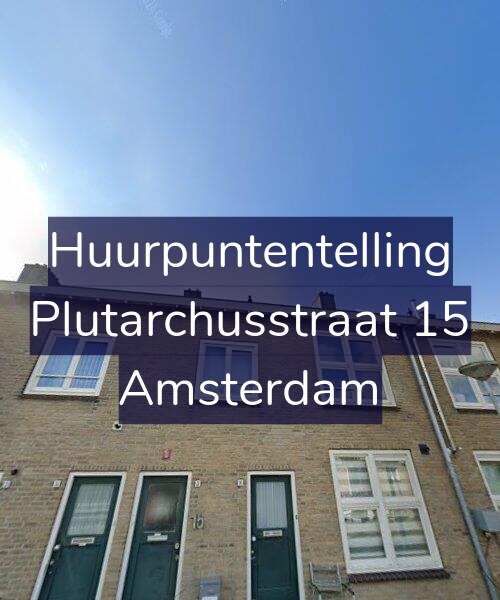 Foto gevel Huurpuntentelling voor Plutarchusstraat 15, Amsterdam