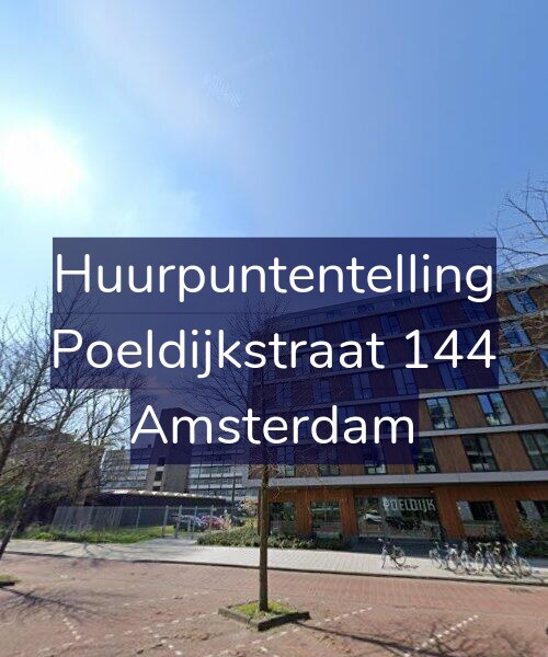 Foto gevel Huurpuntentelling voor Poeldijkstraat 144, Amsterdam