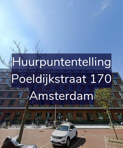 Foto gevel Huurpuntentelling voor Poeldijkstraat 170, Amsterdam