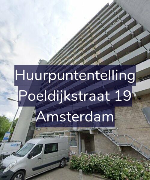 Foto gevel Huurpuntentelling voor Poeldijkstraat 19, Amsterdam