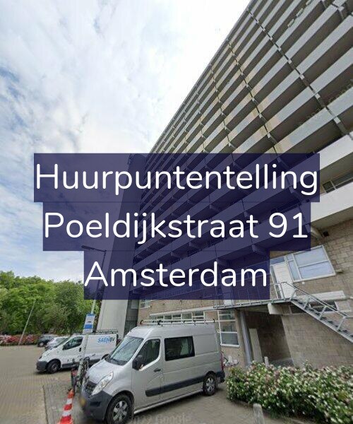 Foto gevel Huurpuntentelling voor Poeldijkstraat 91, Amsterdam