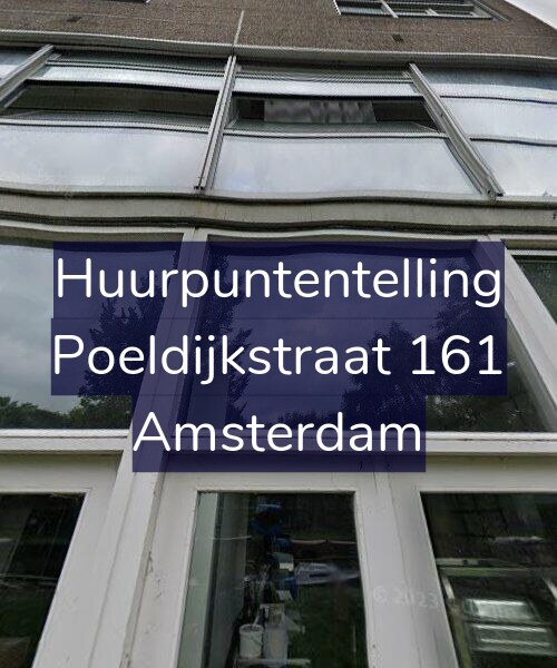 Foto gevel Huurpuntentelling voor Poeldijkstraat 161, Amsterdam