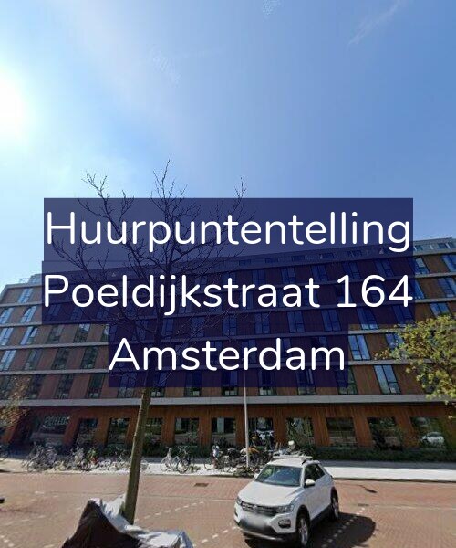 Foto gevel Huurpuntentelling voor Poeldijkstraat 164, Amsterdam