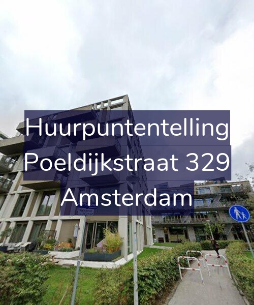 Foto gevel Huurpuntentelling voor Poeldijkstraat 329, Amsterdam