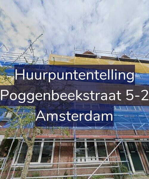 Foto gevel Huurpuntentelling voor Poggenbeekstraat 5-2, Amsterdam