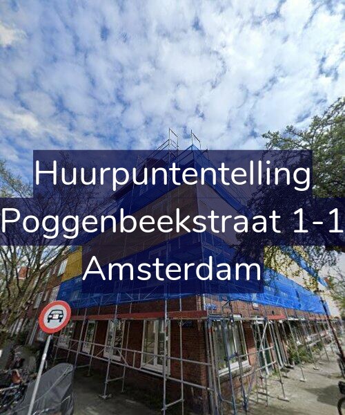 Foto gevel Huurpuntentelling voor Poggenbeekstraat 1-1, Amsterdam
