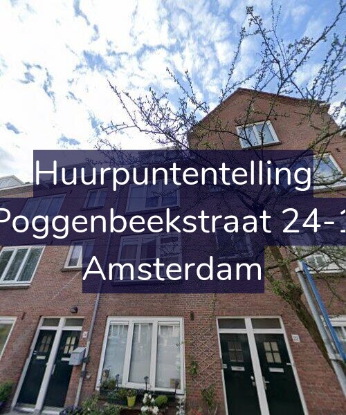 Foto gevel Huurpuntentelling voor Poggenbeekstraat 24-1, Amsterdam