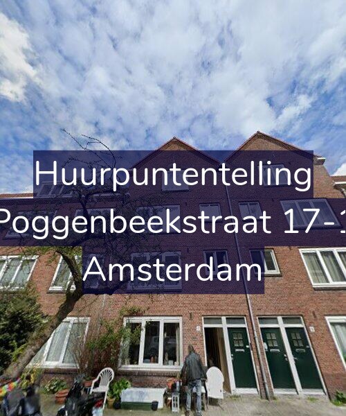 Foto gevel Huurpuntentelling voor Poggenbeekstraat 17-1, Amsterdam