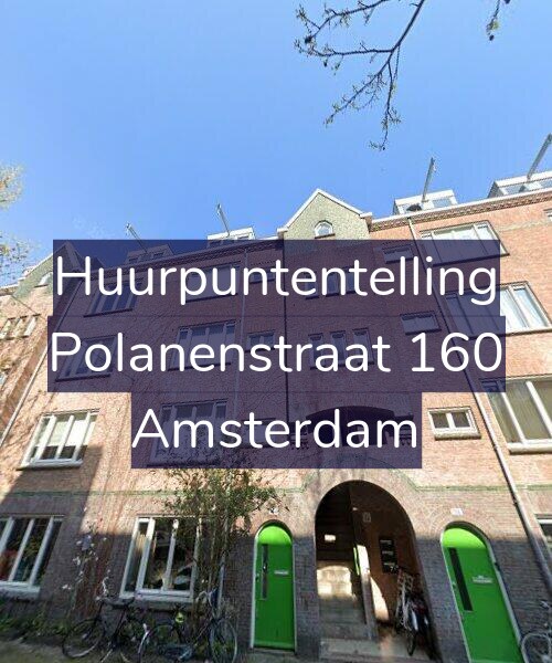 Foto gevel Huurpuntentelling voor Polanenstraat 160, Amsterdam