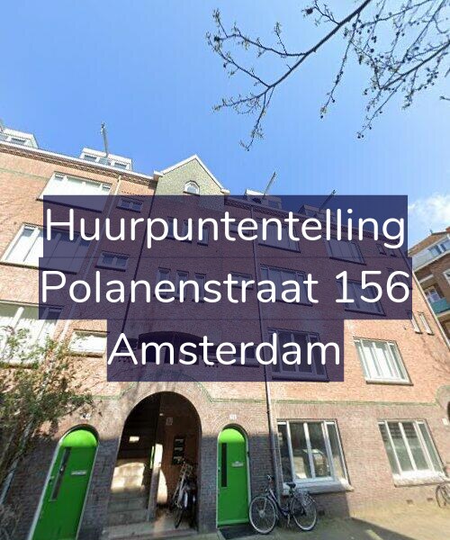 Foto gevel Huurpuntentelling voor Polanenstraat 156, Amsterdam