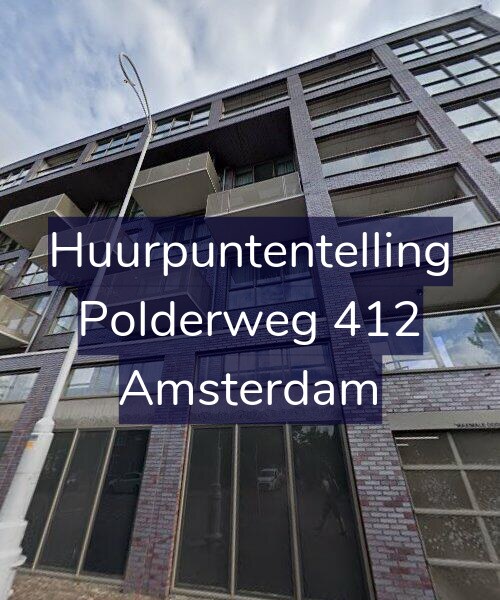 Foto gevel Huurpuntentelling voor Polderweg 412, Amsterdam