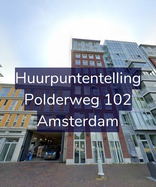 Foto gevel Huurpuntentelling voor Polderweg 102, Amsterdam