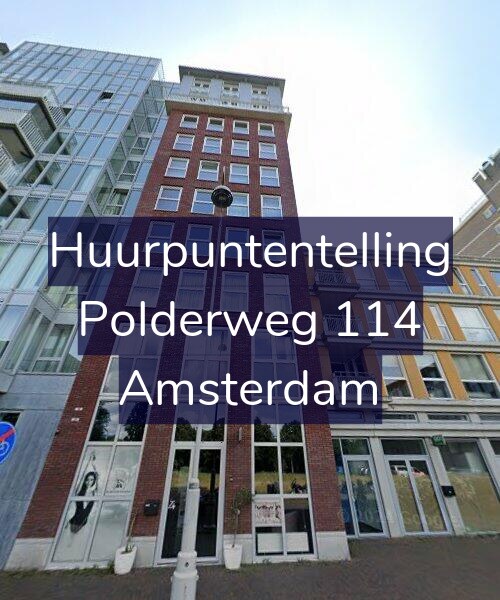Foto gevel Huurpuntentelling voor Polderweg 114, Amsterdam
