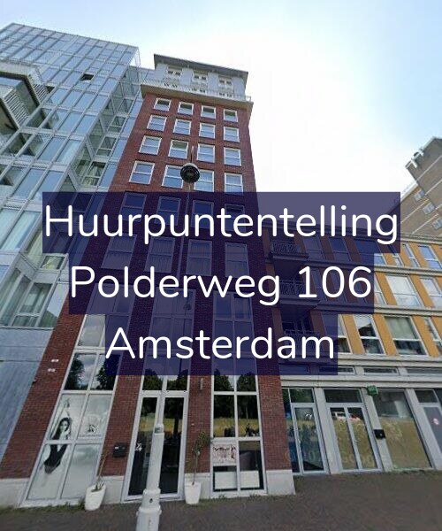 Foto gevel Huurpuntentelling voor Polderweg 106, Amsterdam