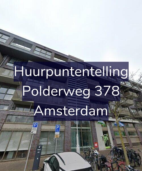 Foto gevel Huurpuntentelling voor Polderweg 378, Amsterdam