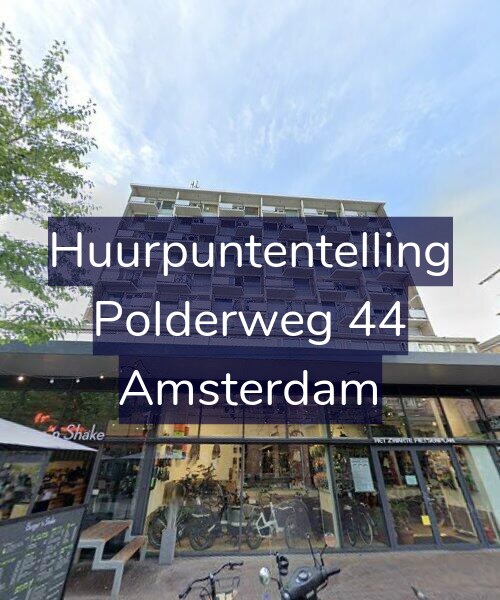 Foto gevel Huurpuntentelling voor Polderweg 44, Amsterdam