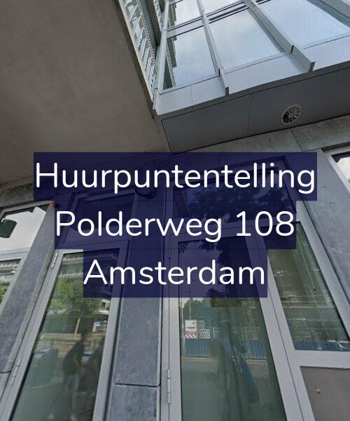 Foto gevel Huurpuntentelling voor Polderweg 108, Amsterdam