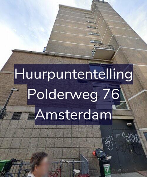 Foto gevel Huurpuntentelling voor Polderweg 76, Amsterdam