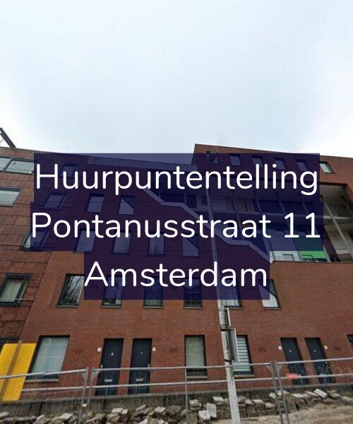 Foto gevel Huurpuntentelling voor Pontanusstraat 11, Amsterdam