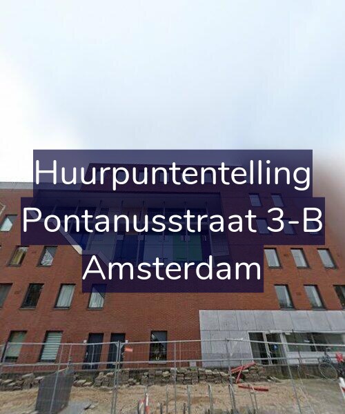 Foto gevel Huurpuntentelling voor Pontanusstraat 3-B, Amsterdam