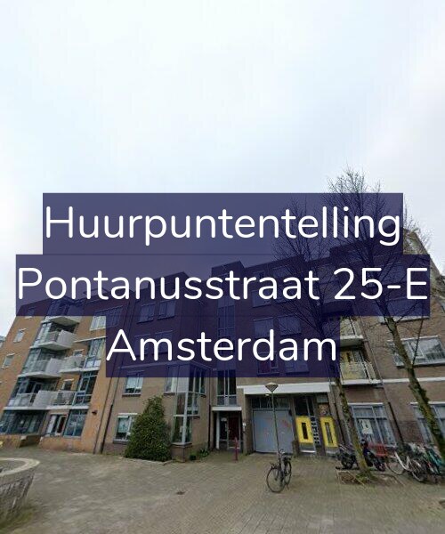 Foto gevel Huurpuntentelling voor Pontanusstraat 25-E, Amsterdam