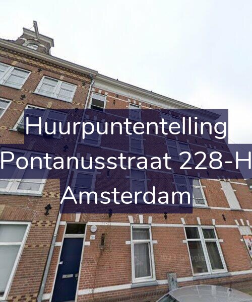 Foto gevel Huurpuntentelling voor Pontanusstraat 228-H, Amsterdam