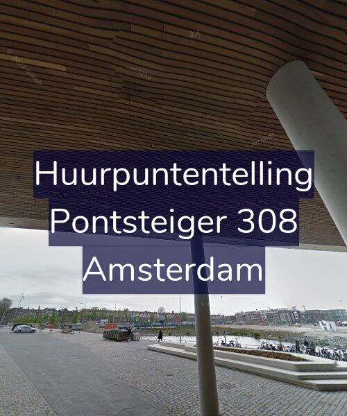 Foto gevel Huurpuntentelling voor Pontsteiger 308, Amsterdam