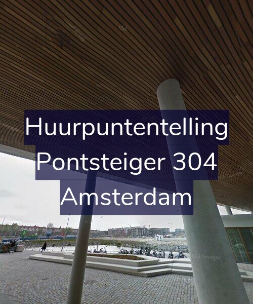 Foto gevel Huurpuntentelling voor Pontsteiger 304, Amsterdam