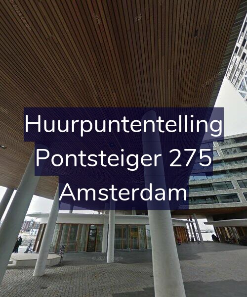 Foto gevel Huurpuntentelling voor Pontsteiger 275, Amsterdam