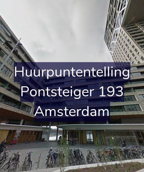 Foto gevel Huurpuntentelling voor Pontsteiger 193, Amsterdam