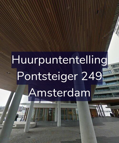 Foto gevel Huurpuntentelling voor Pontsteiger 249, Amsterdam