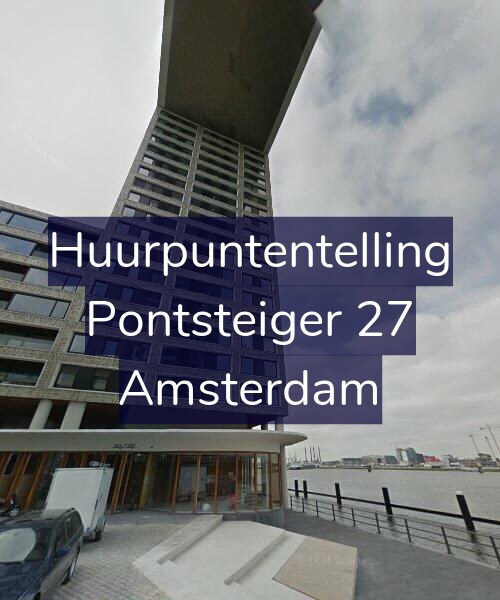 Foto gevel Huurpuntentelling voor Pontsteiger 27, Amsterdam