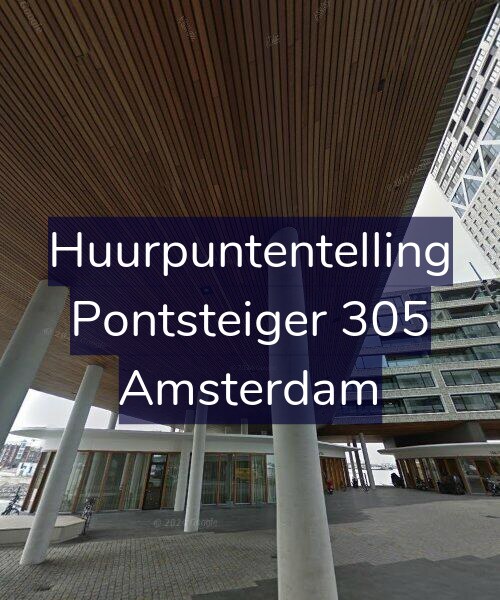 Foto gevel Huurpuntentelling voor Pontsteiger 305, Amsterdam