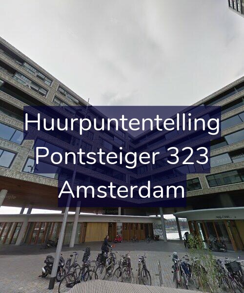 Foto gevel Huurpuntentelling voor Pontsteiger 323, Amsterdam