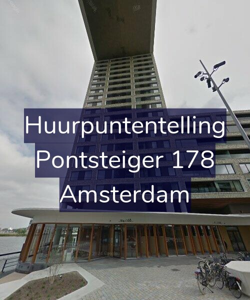 Foto gevel Huurpuntentelling voor Pontsteiger 178, Amsterdam
