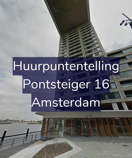 Foto gevel Huurpuntentelling voor Pontsteiger 16, Amsterdam