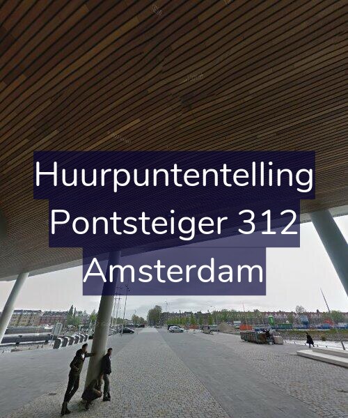 Foto gevel Huurpuntentelling voor Pontsteiger 312, Amsterdam