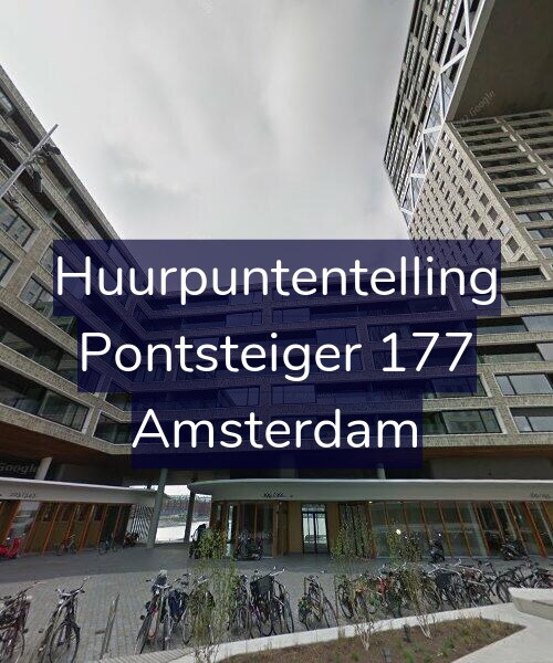 Foto gevel Huurpuntentelling voor Pontsteiger 177, Amsterdam