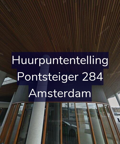 Foto gevel Huurpuntentelling voor Pontsteiger 284, Amsterdam