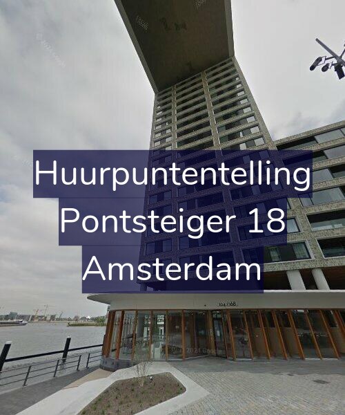 Foto gevel Huurpuntentelling voor Pontsteiger 18, Amsterdam