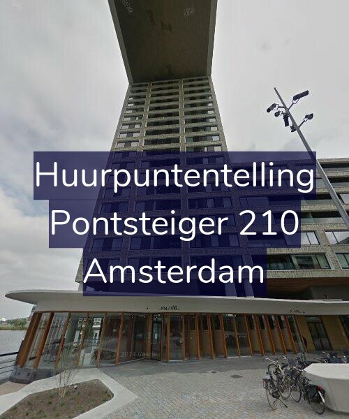 Foto gevel Huurpuntentelling voor Pontsteiger 210, Amsterdam