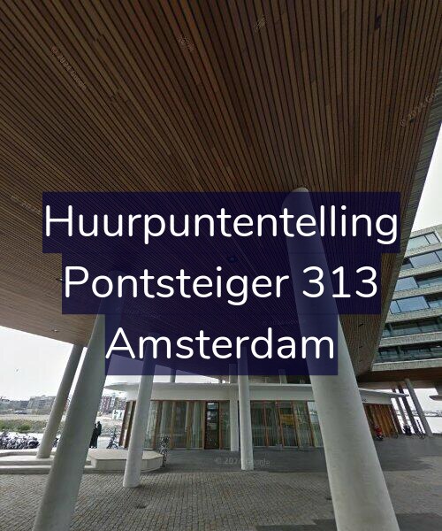 Foto gevel Huurpuntentelling voor Pontsteiger 313, Amsterdam
