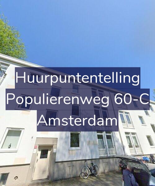 Foto gevel Huurpuntentelling voor Populierenweg 60-C, Amsterdam