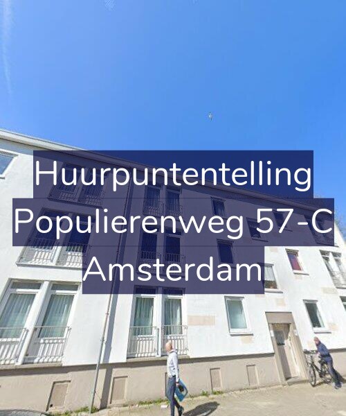Foto gevel Huurpuntentelling voor Populierenweg 57-C, Amsterdam