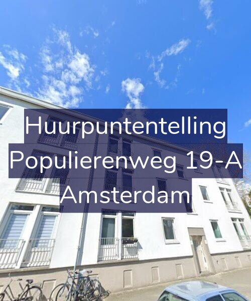 Foto gevel Huurpuntentelling voor Populierenweg 19-A, Amsterdam