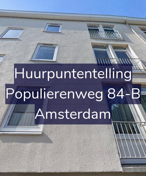 Foto gevel Huurpuntentelling voor Populierenweg 84-B, Amsterdam