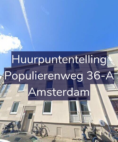 Foto gevel Huurpuntentelling voor Populierenweg 36-A, Amsterdam