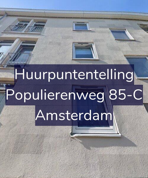 Foto gevel Huurpuntentelling voor Populierenweg 85-C, Amsterdam