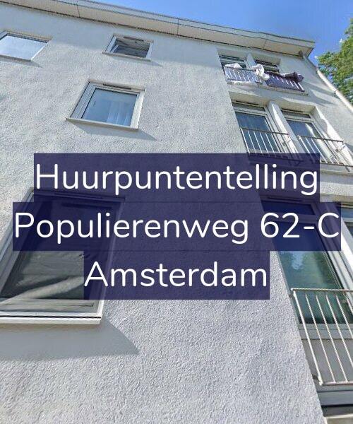 Foto gevel Huurpuntentelling voor Populierenweg 62-C, Amsterdam