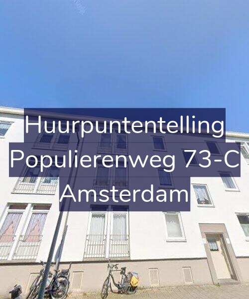 Foto gevel Huurpuntentelling voor Populierenweg 73-C, Amsterdam